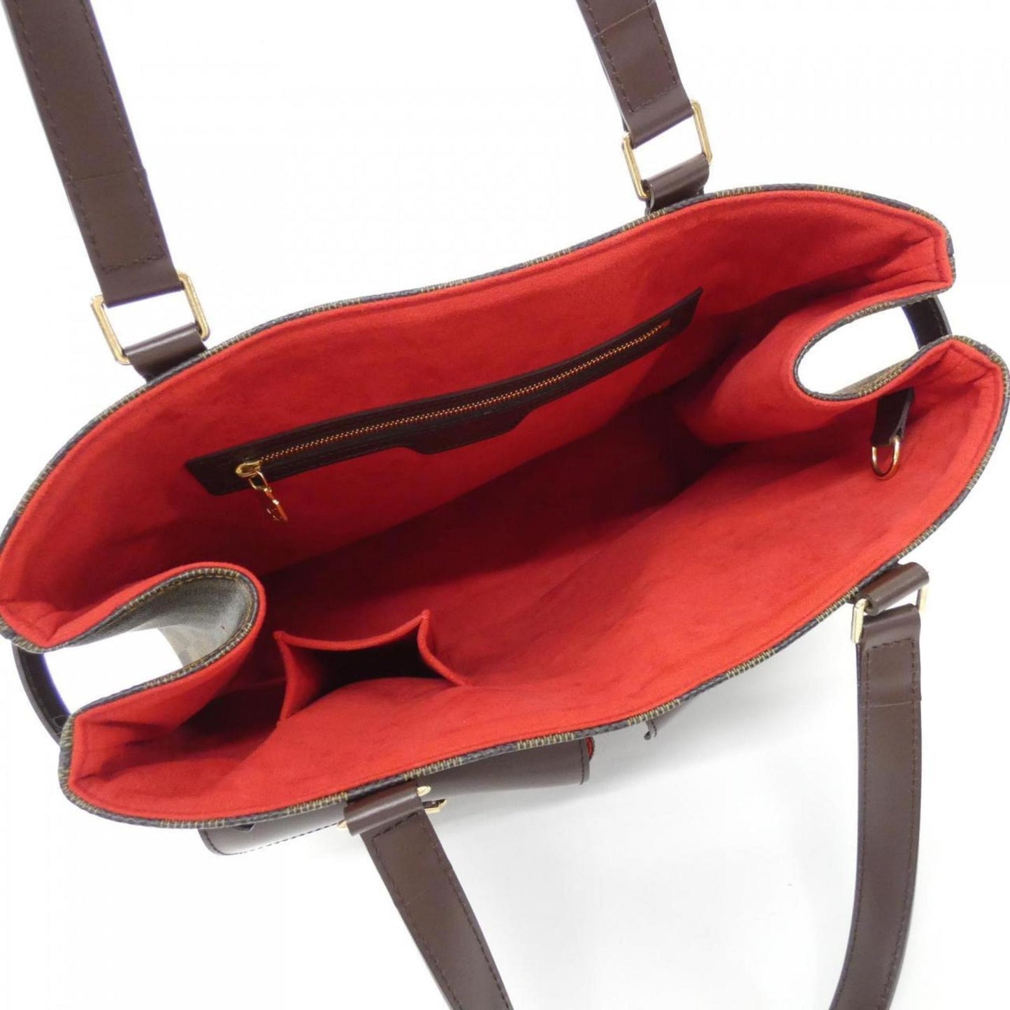 Louis Vuitton Coated Canvas Brown Handbags