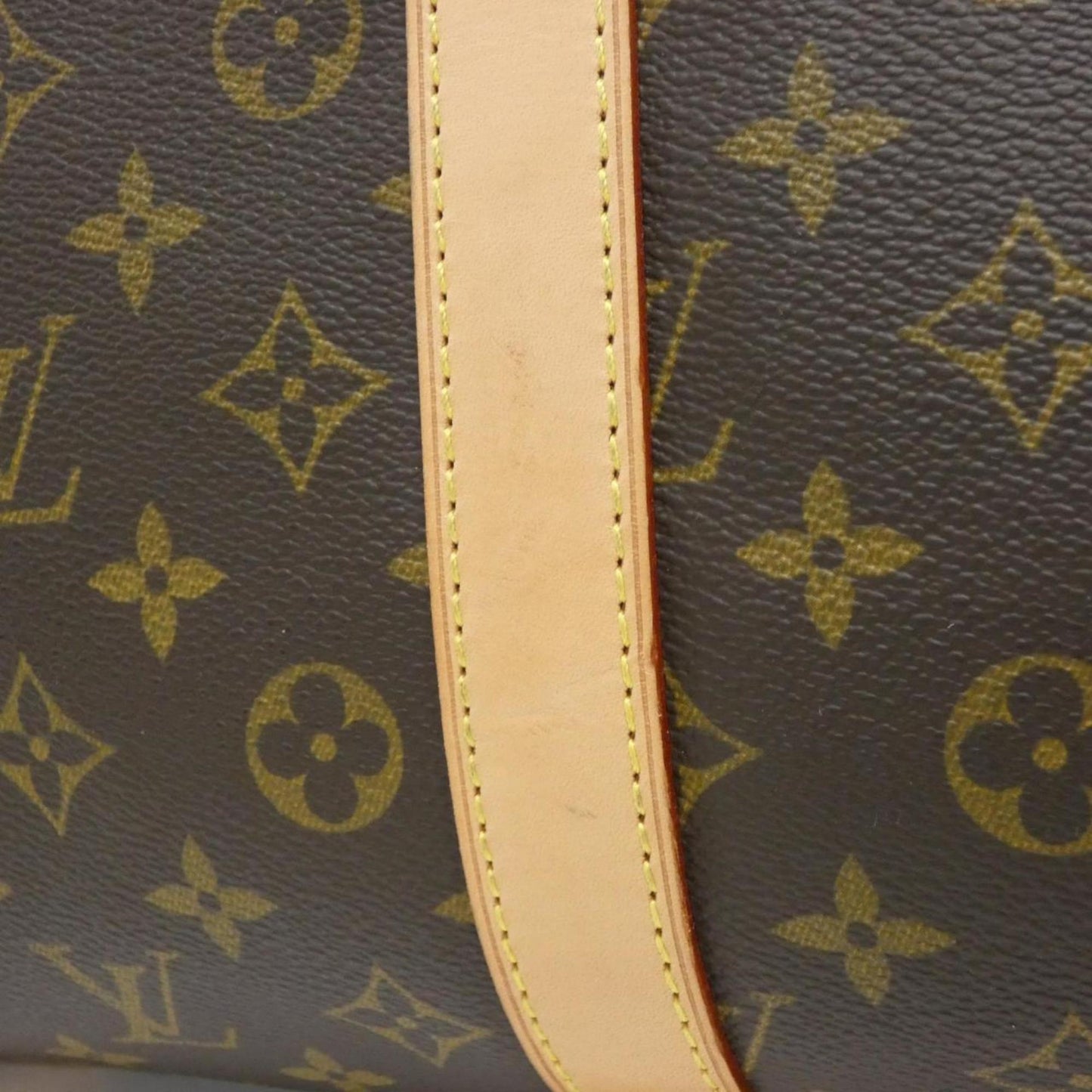 Louis Vuitton Coated Canvas Brown Travel Bags