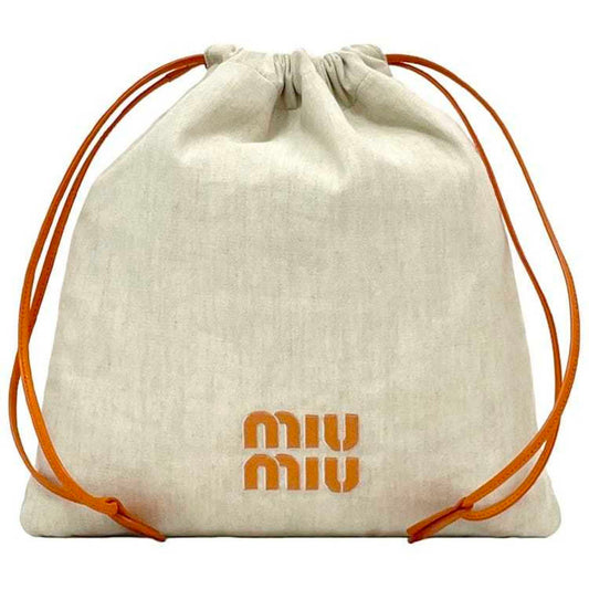 Miu Miu Canvas Orange Small Bags