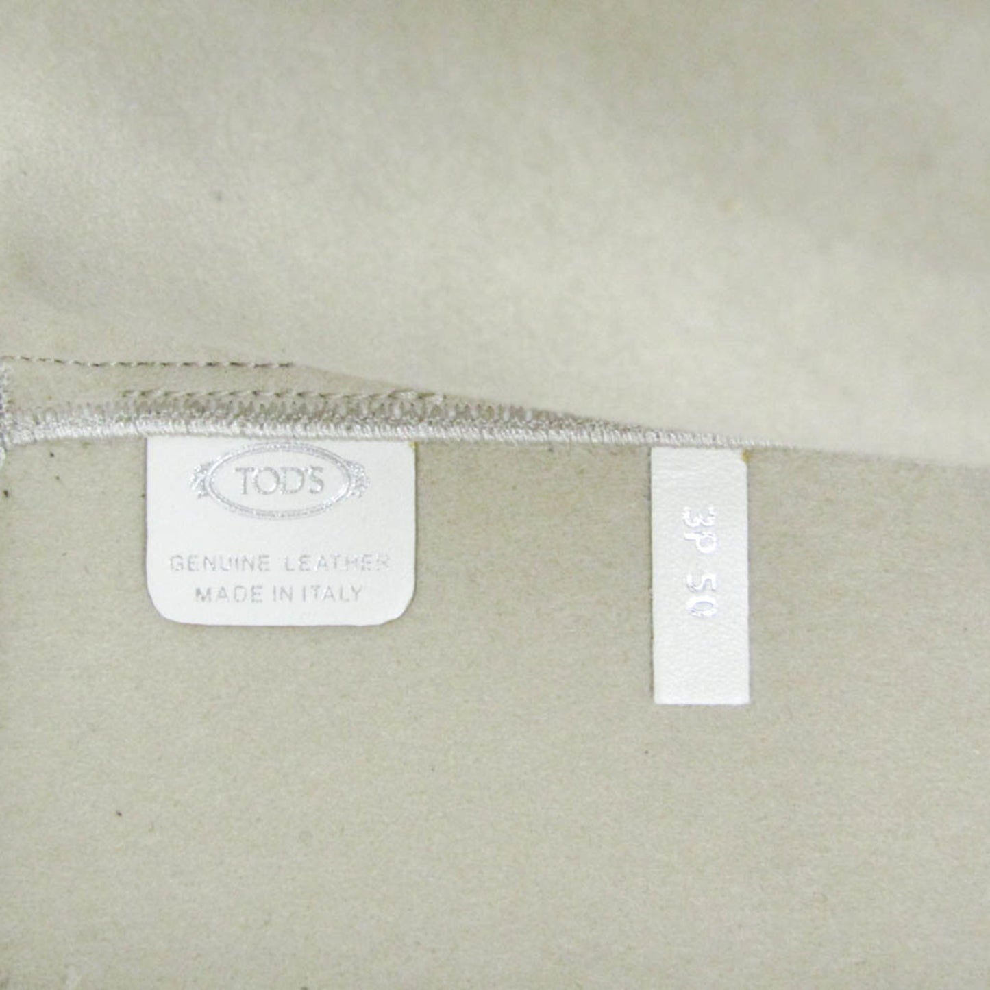 Tod's Linen Gray Handbags