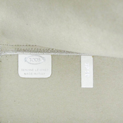 Tod's Linen Gray Handbags