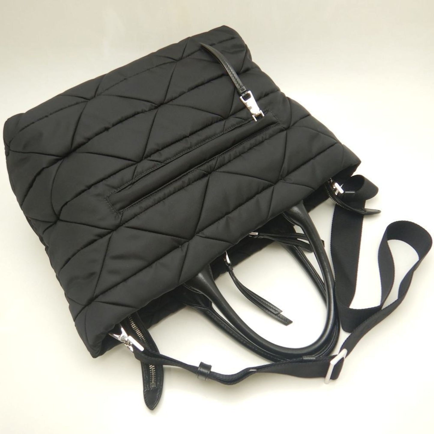 Prada Nylon Black Tote Bags