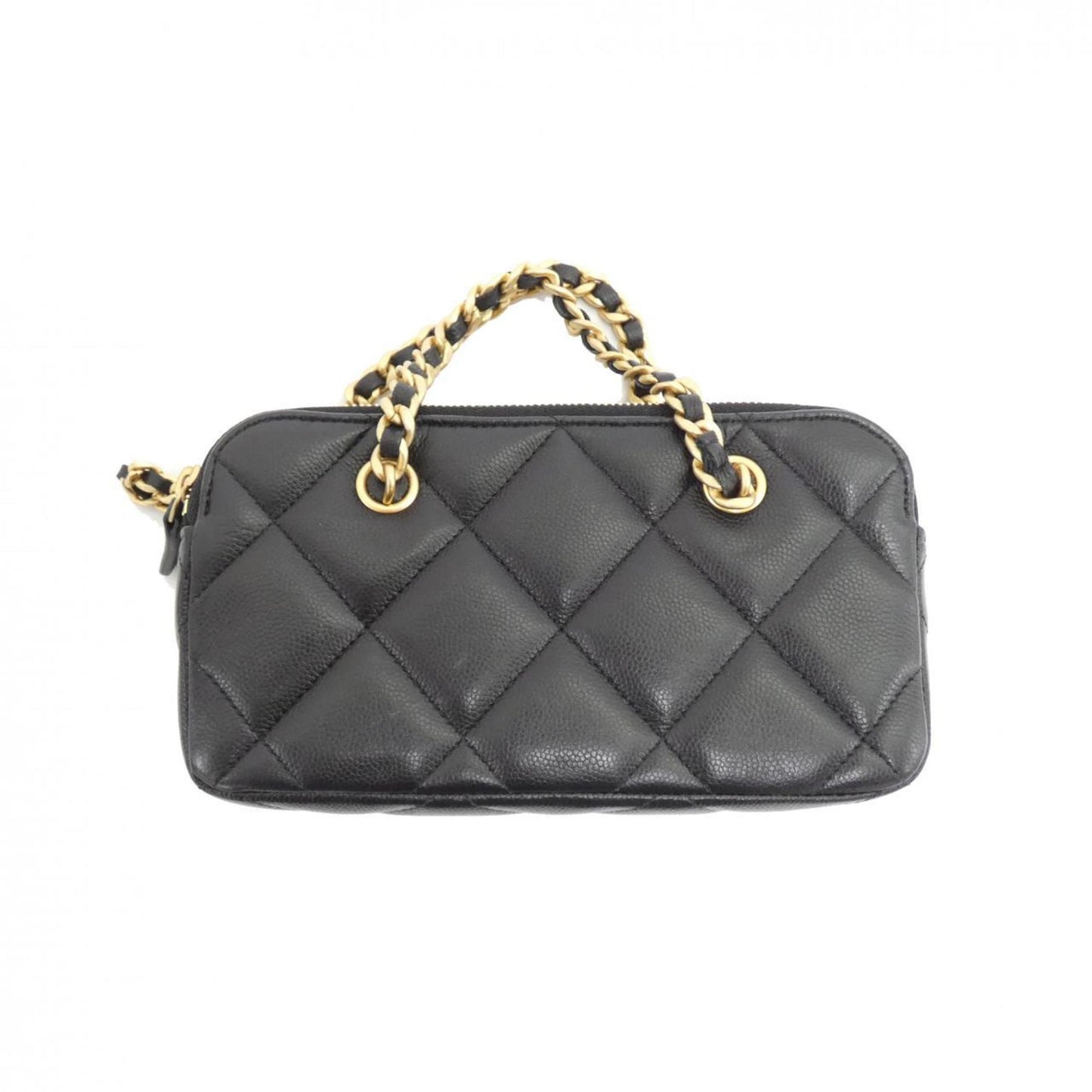 Chanel Calfskin Black Shoulder Bags