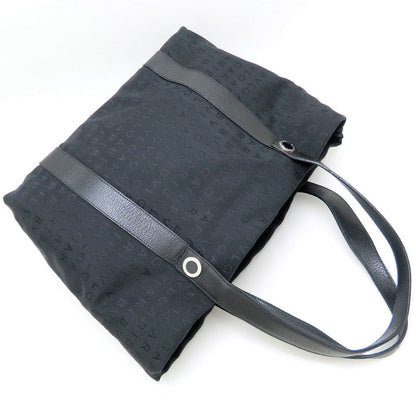 Bvlgari Canvas Black Tote Bags