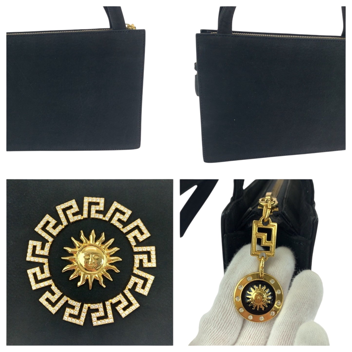 Versace Other Leather Black Shoulder Bags
