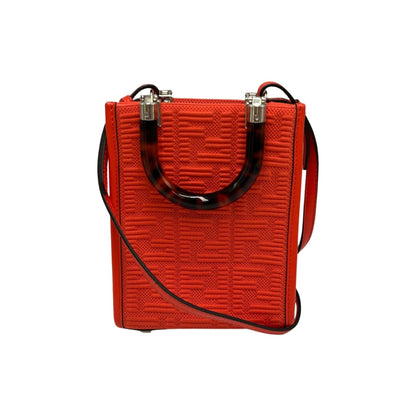 Fendi Canvas Orange Shoulder Bags