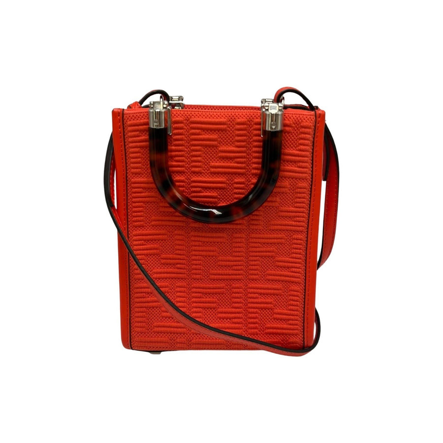 Fendi Canvas Orange Shoulder Bags