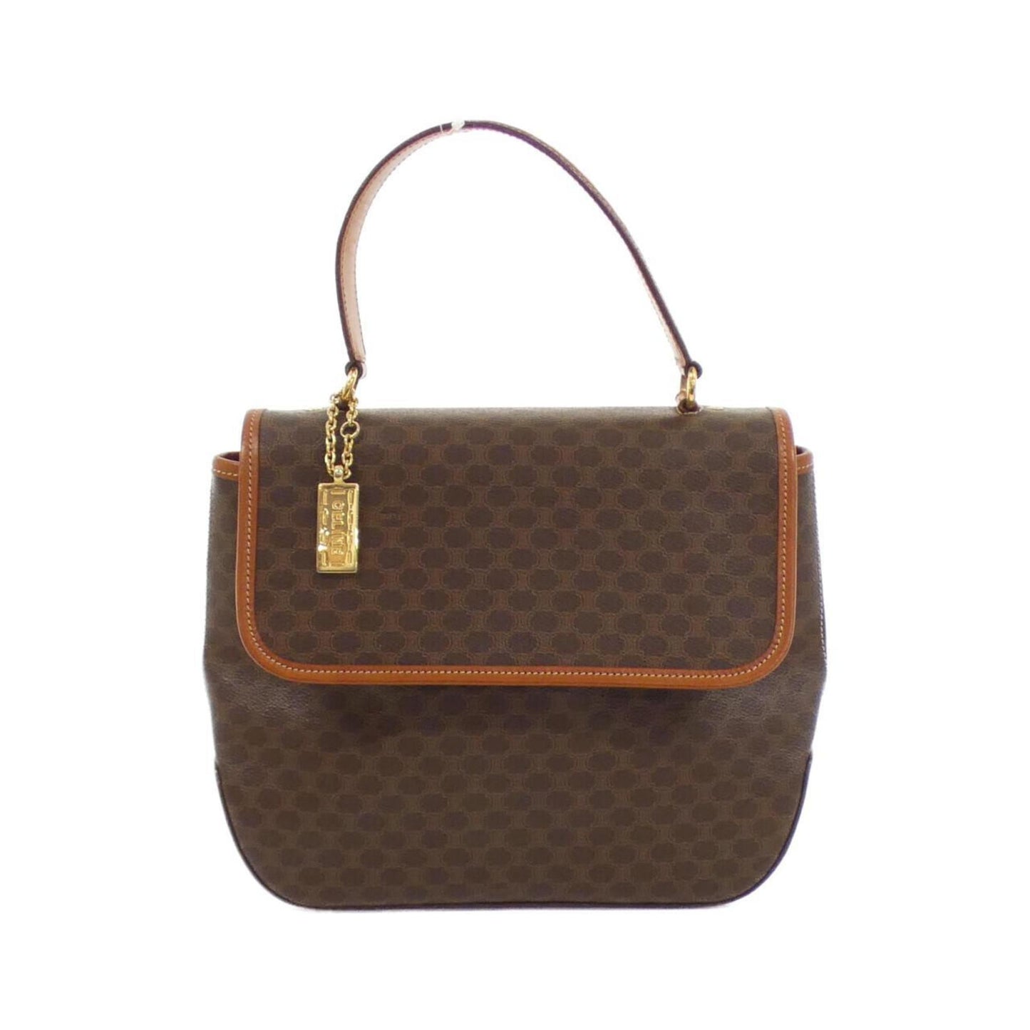 Celine Coated Canvas Brown Handbags