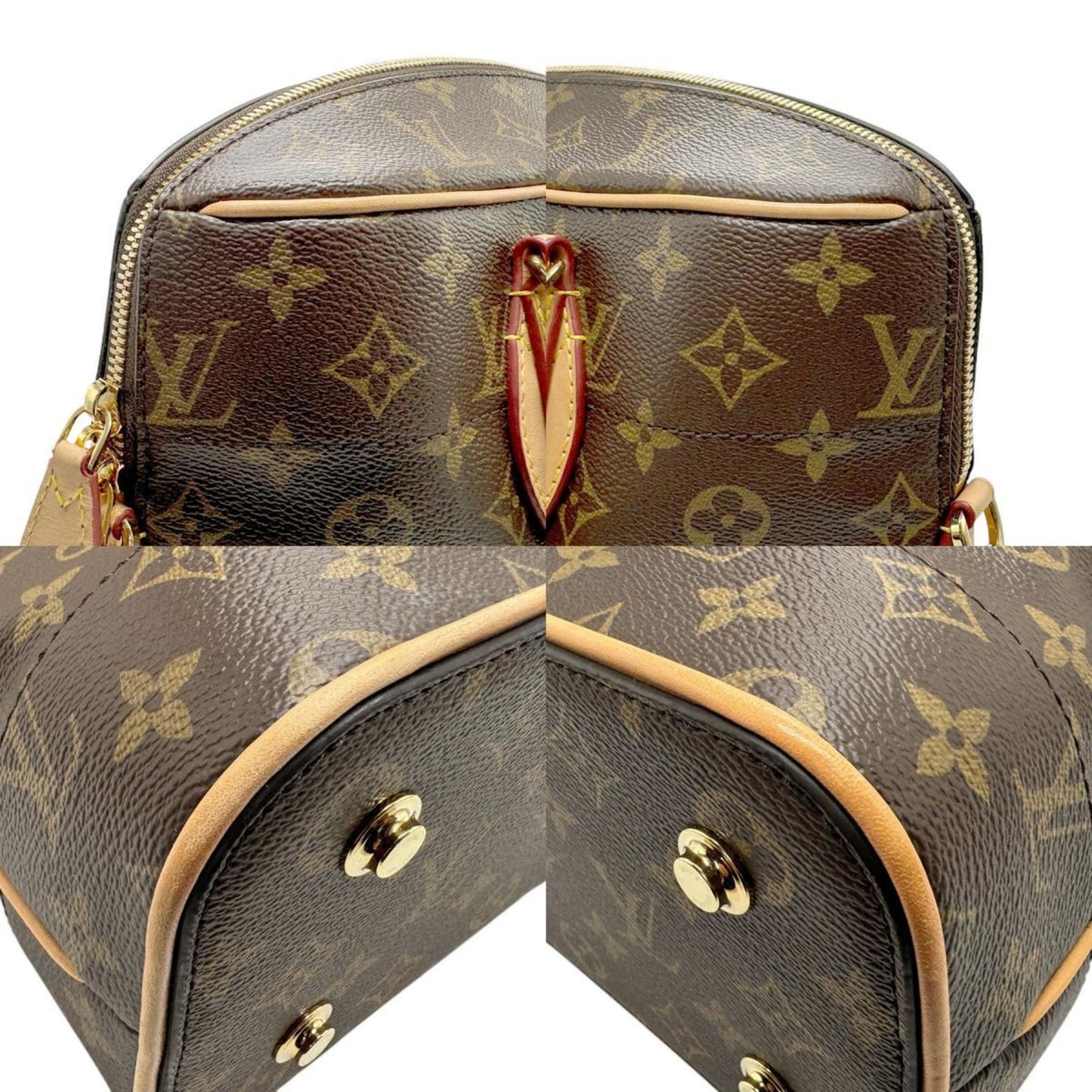 Louis Vuitton Monogram Canvas Brown Shoulder Bags