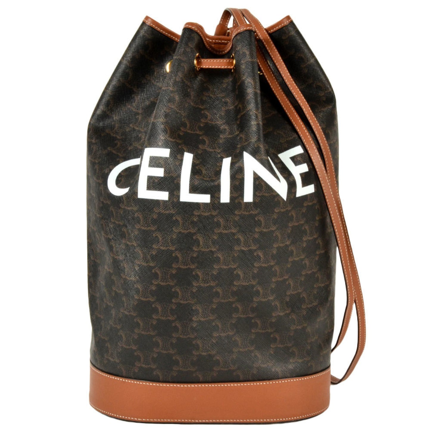 Celine Pvc Brown Shoulder Bags