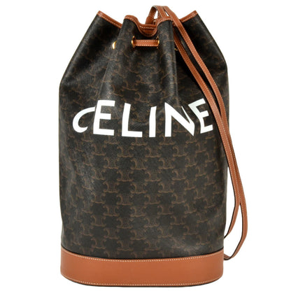 Celine Pvc Brown Shoulder Bags