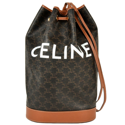 Celine Pvc Brown Shoulder Bags