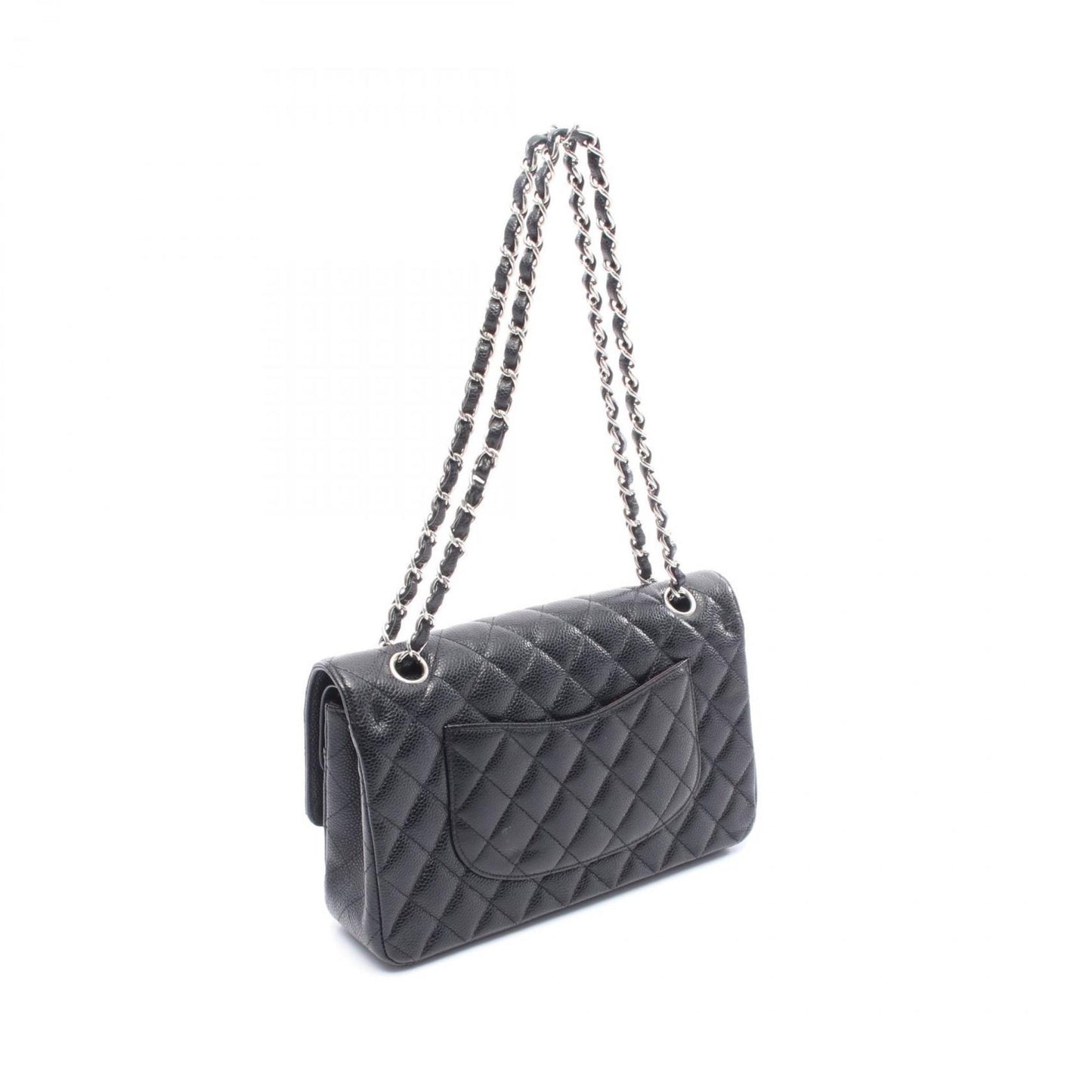 Chanel Calfskin Black Shoulder Bags