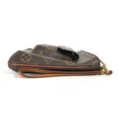 Louis Vuitton Monogram Canvas Brown Clutch Bags