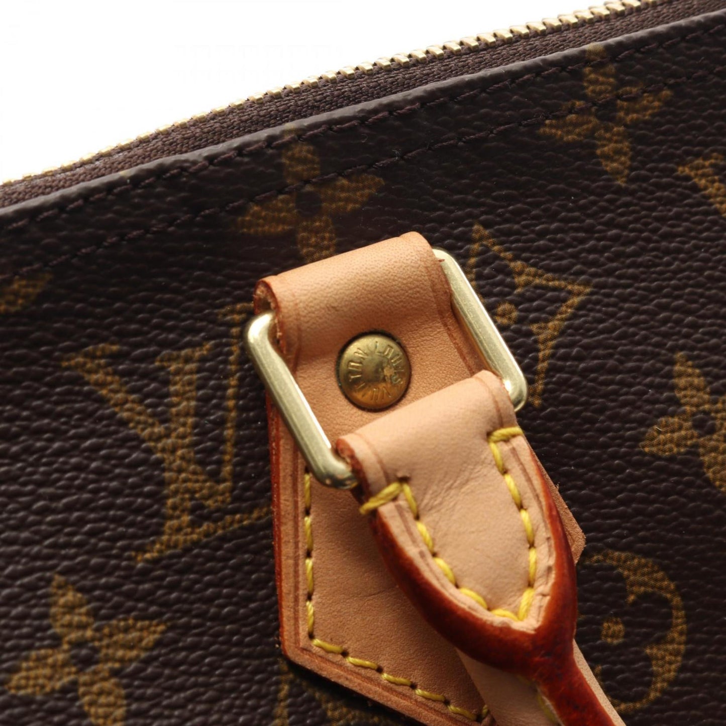 Louis Vuitton Coated Canvas Brown Handbags