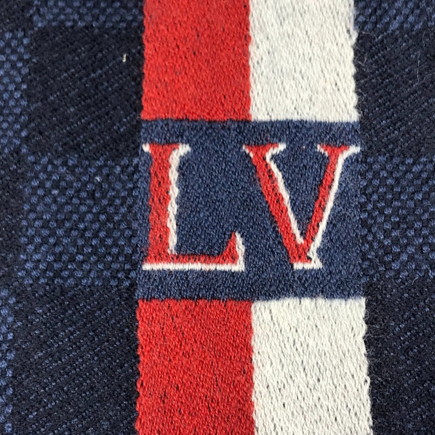 Louis Vuitton Wool Blue Scarves
