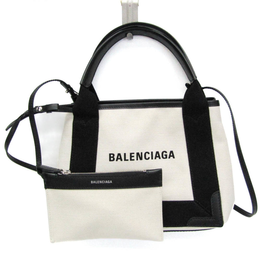 Balenciaga Canvas Black Handbags