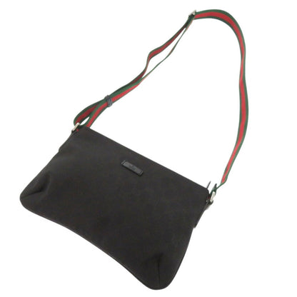 Gucci Canvas Black Shoulder Bags