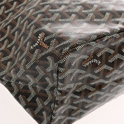 Goyard Pvc Black Tote Bags