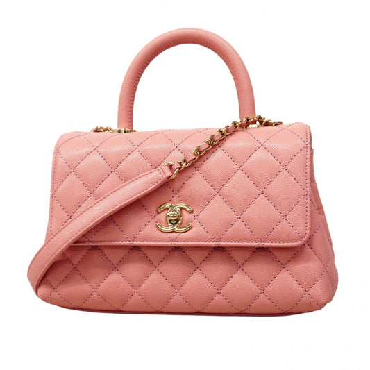 Chanel Calfskin Pink Handbags