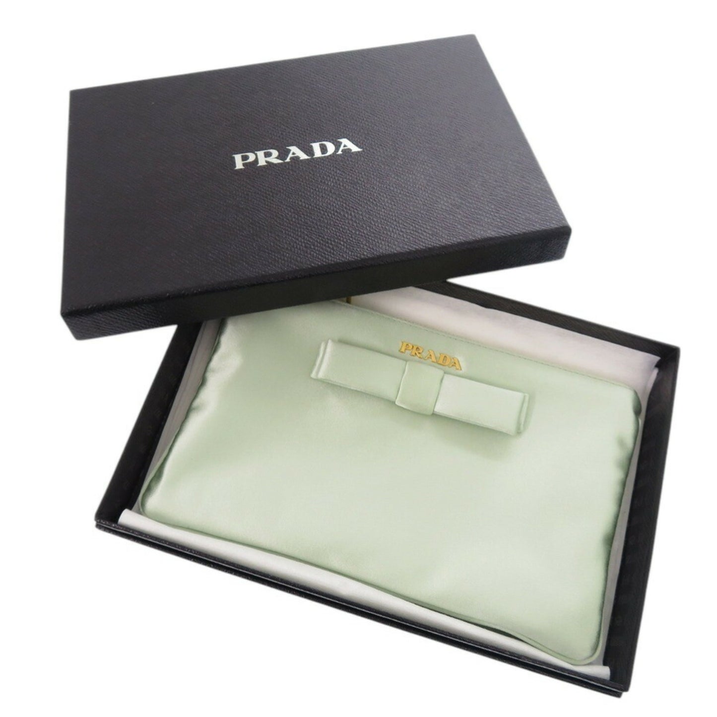 Prada Satin Green Small Bags