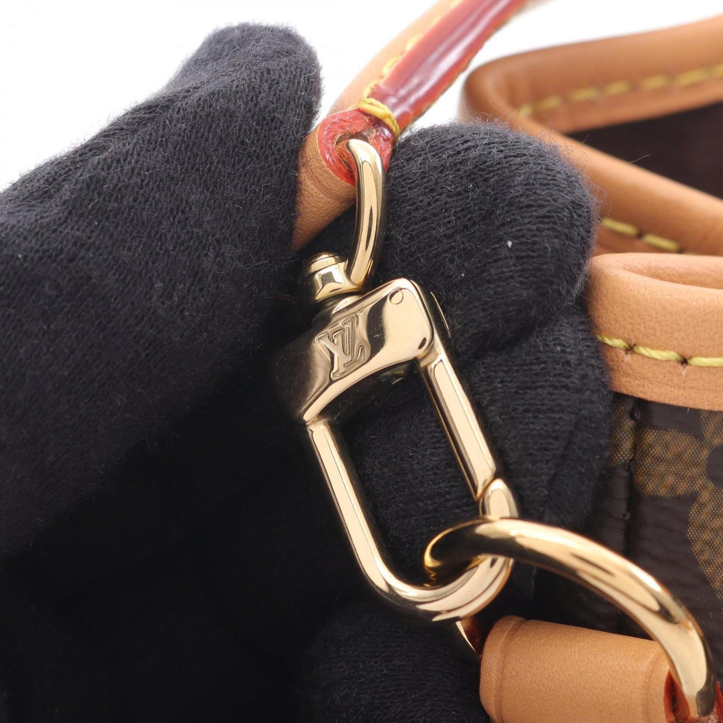 Louis Vuitton Coated Canvas Brown Handbags