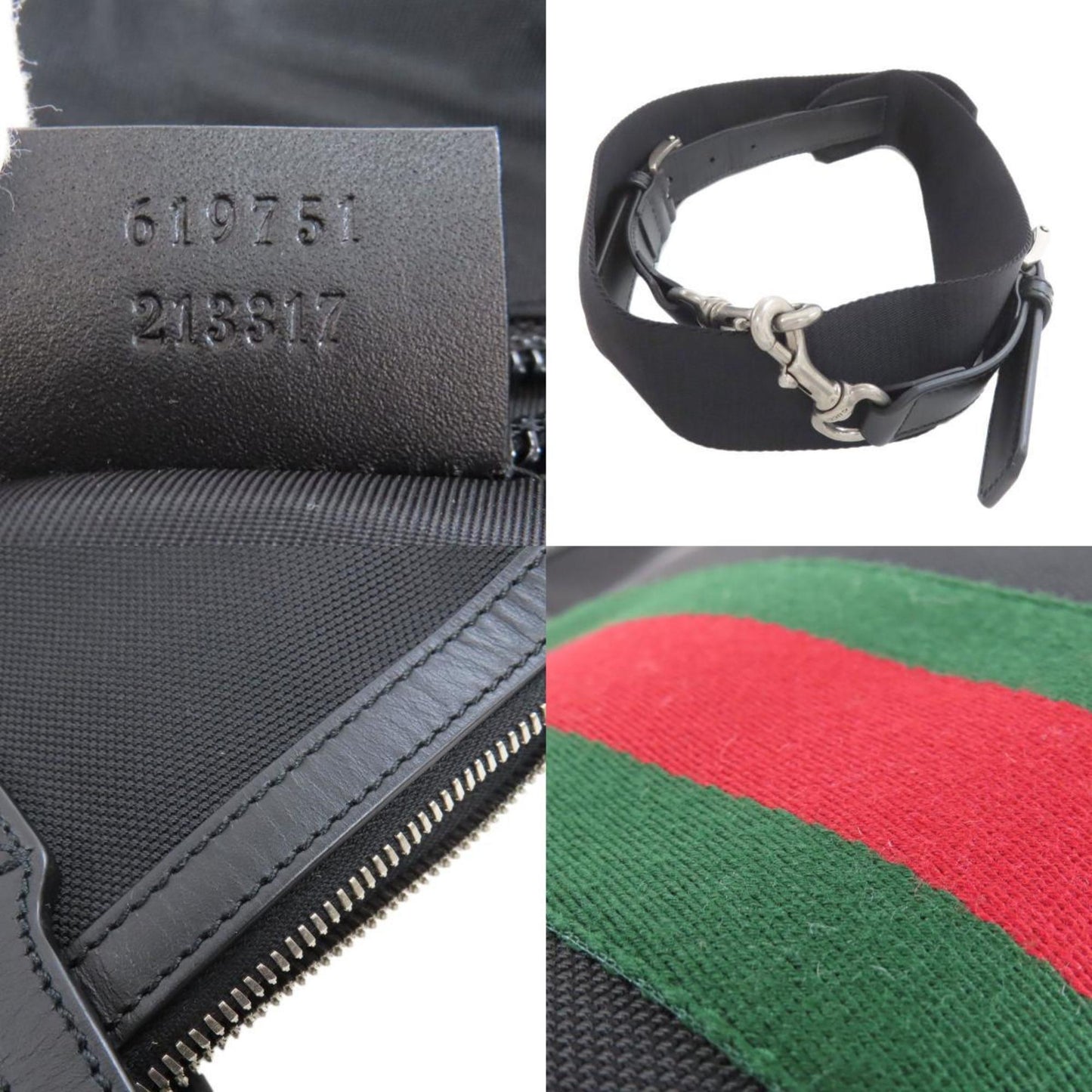 Gucci Nylon Black Handbags