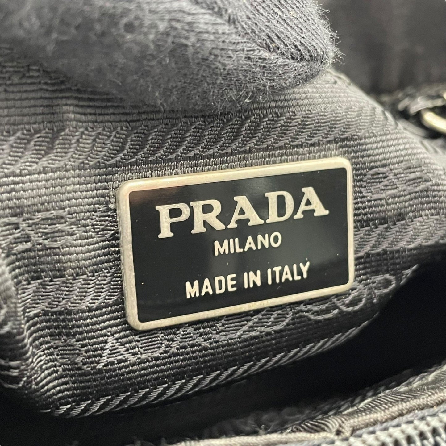 Prada Nylon Black Handbags