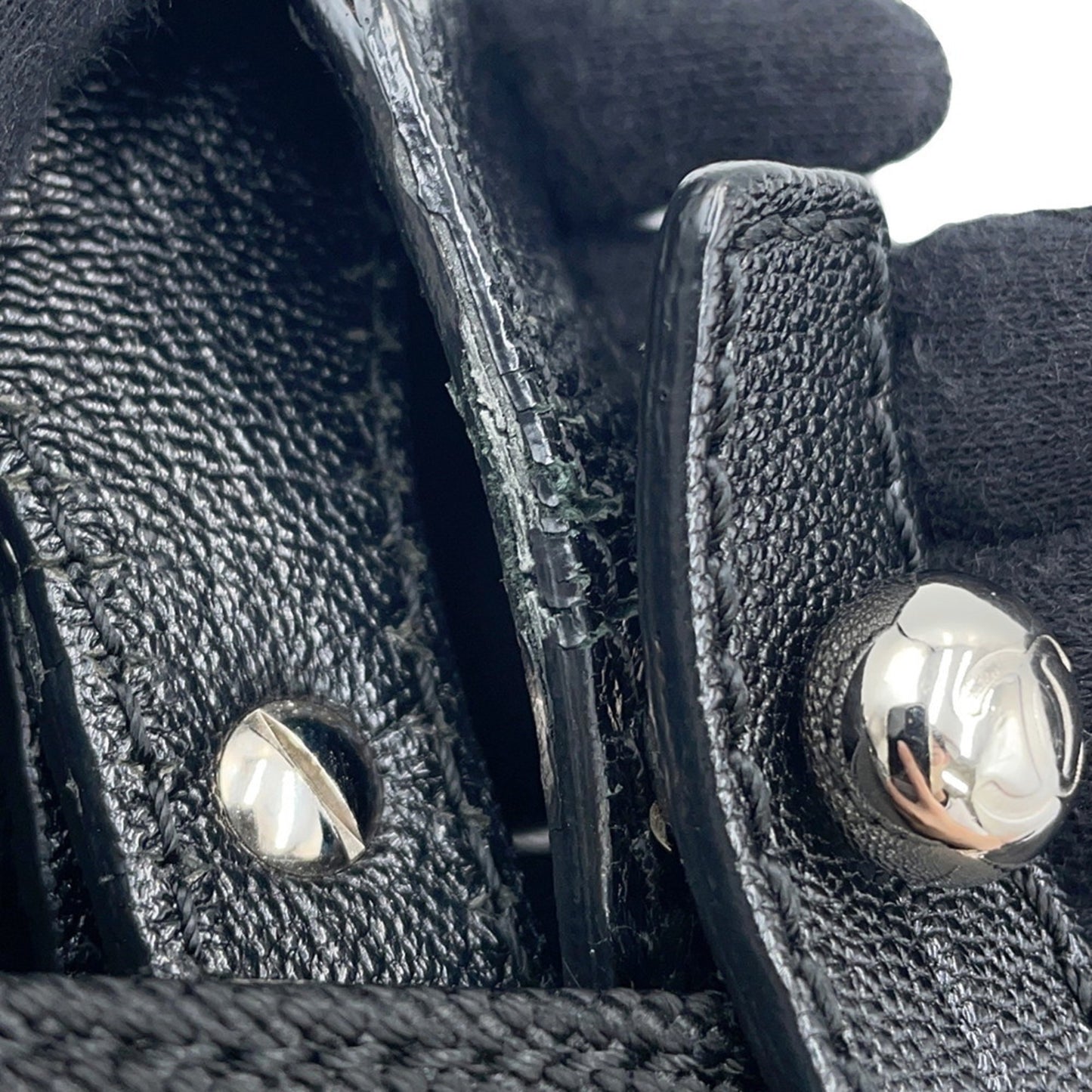 Chanel Coated Canvas Black Tote Bags