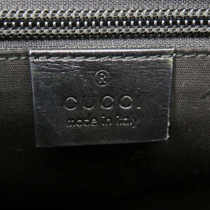 Gucci Coated Canvas Black Shoulder Bags