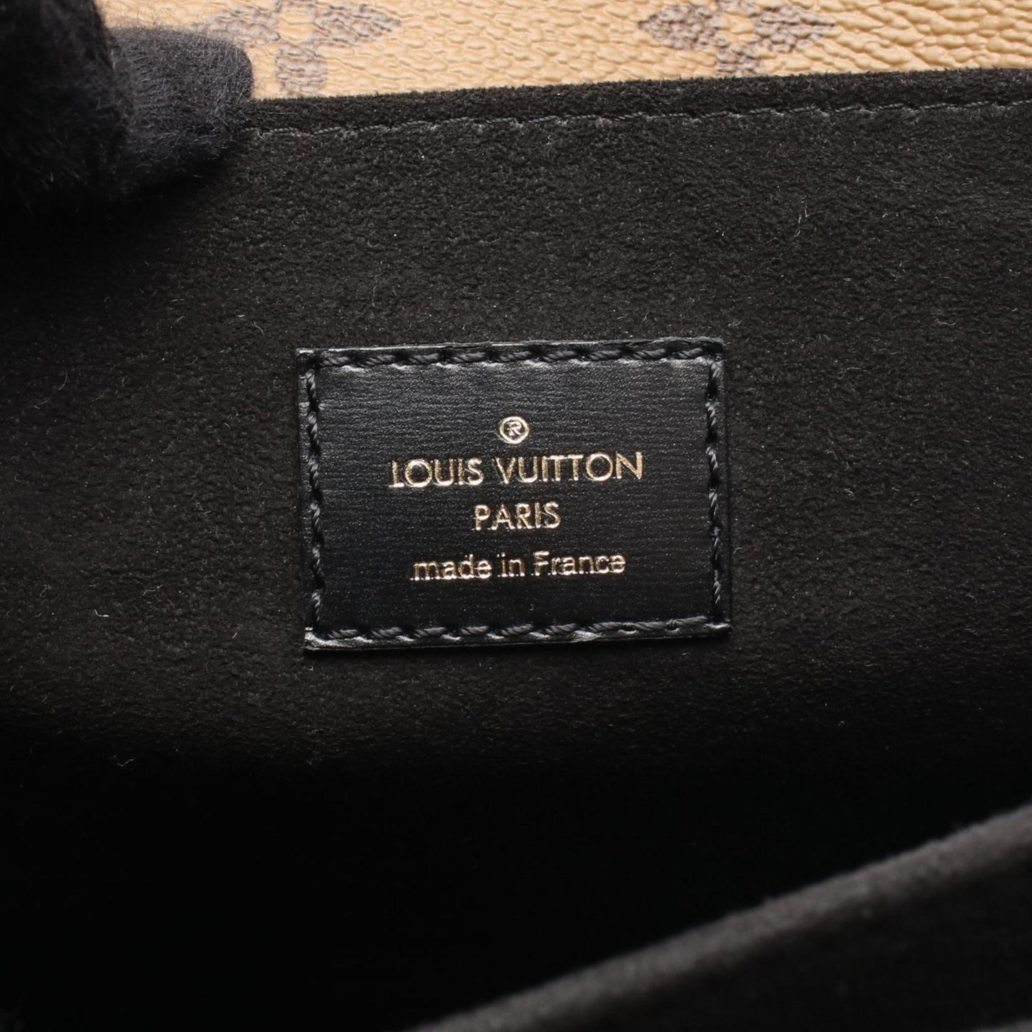 Louis Vuitton Coated Canvas Black Handbags