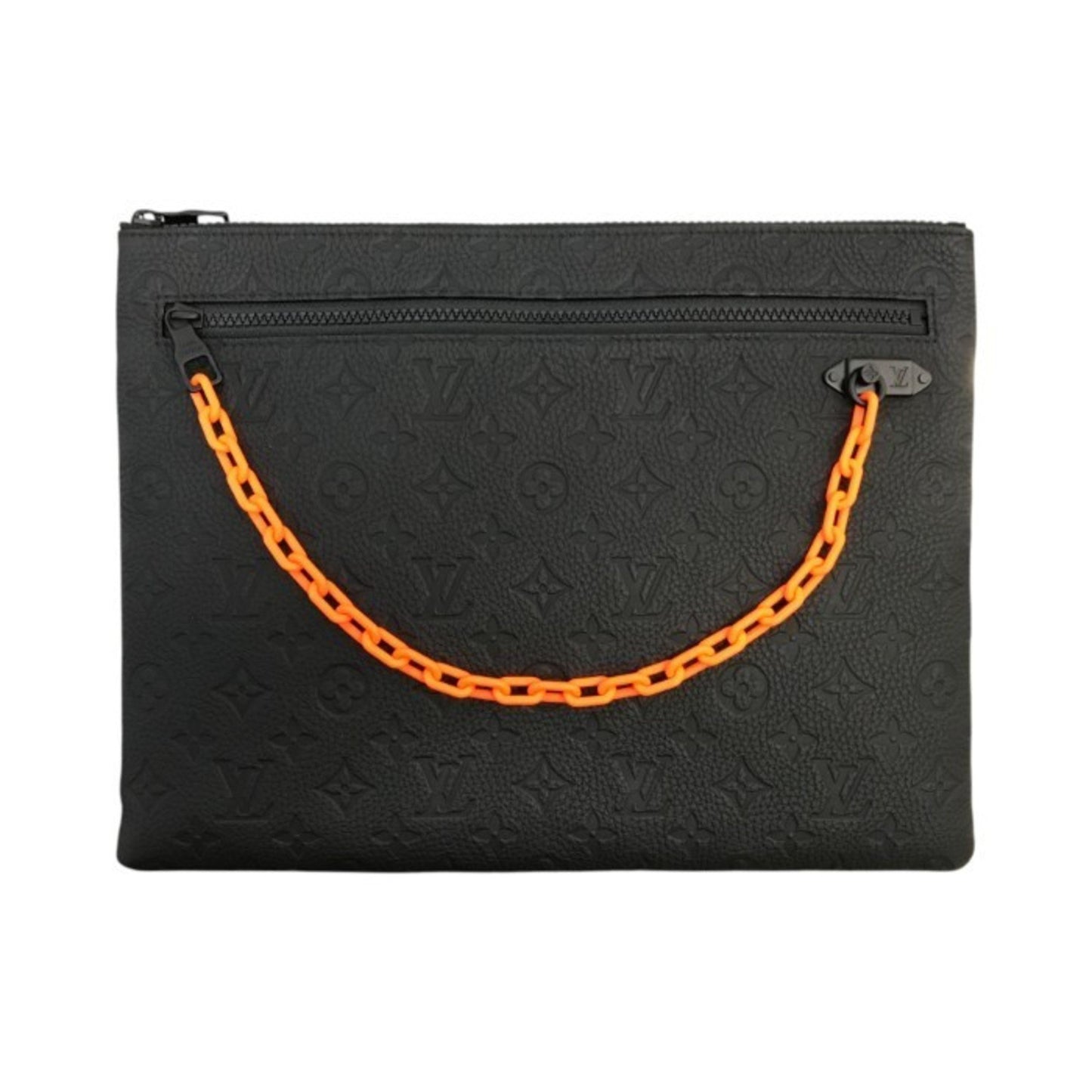 Louis Vuitton Monogram Canvas Black Clutch Bags