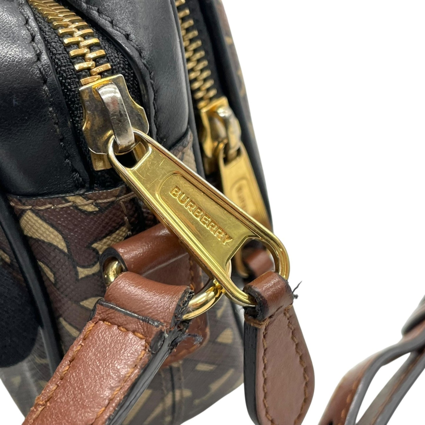 Burberry Pvc Brown Shoulder Bags