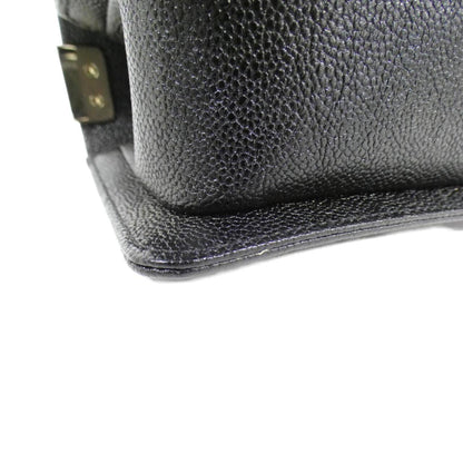 Chanel Calfskin Black Shoulder Bags