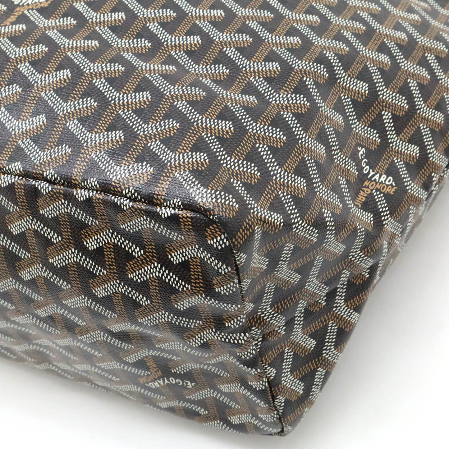 Goyard Coated Canvas Black Shoulder Bags