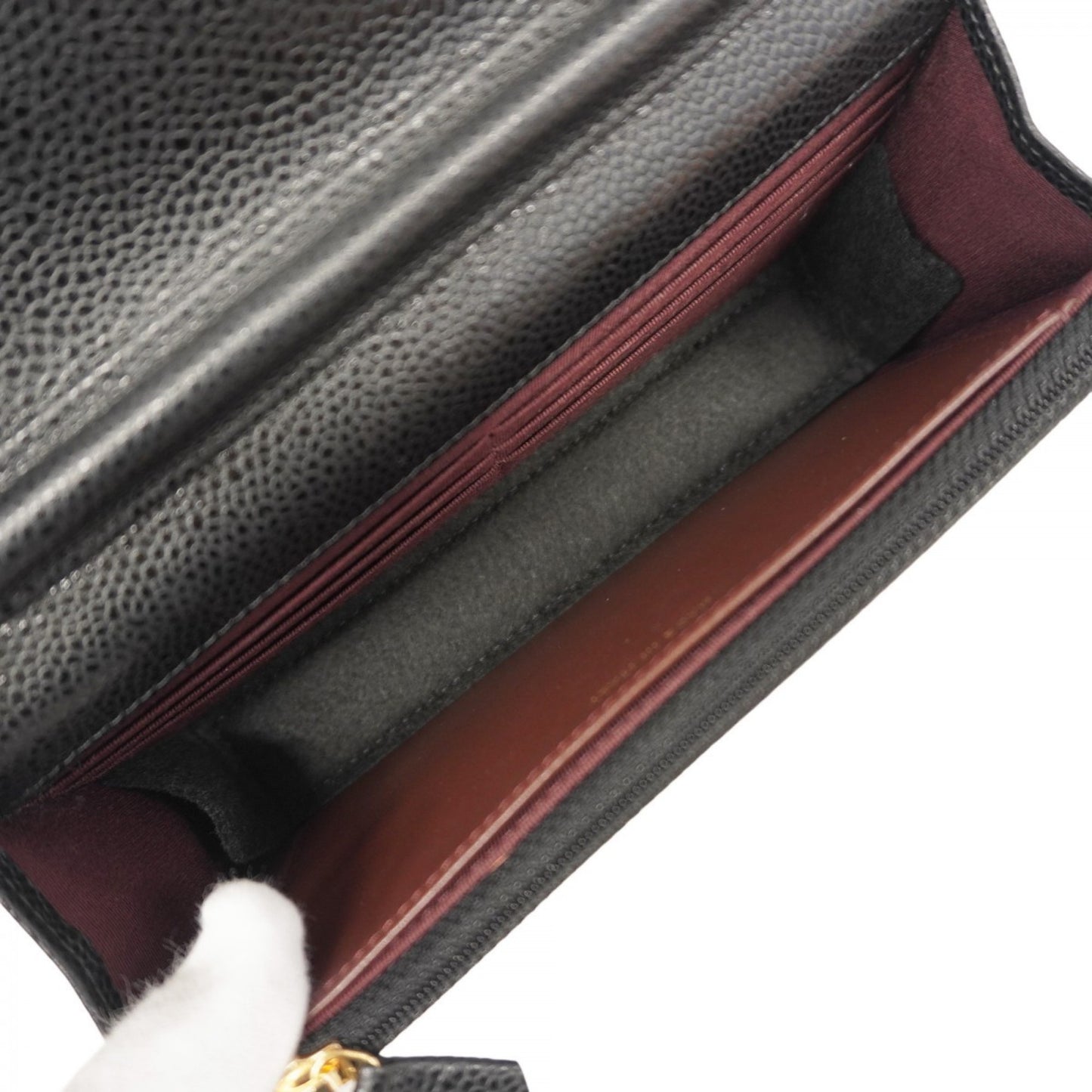 Chanel Calfskin Black Shoulder Bags