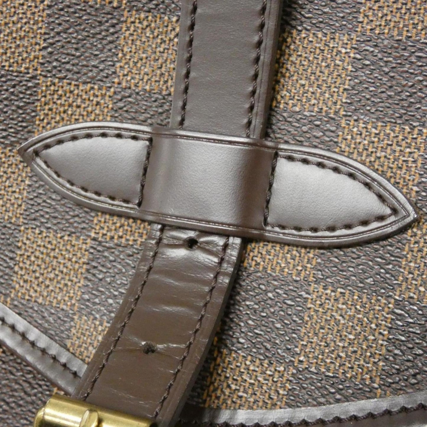 Louis Vuitton Coated Canvas Brown Shoulder Bags