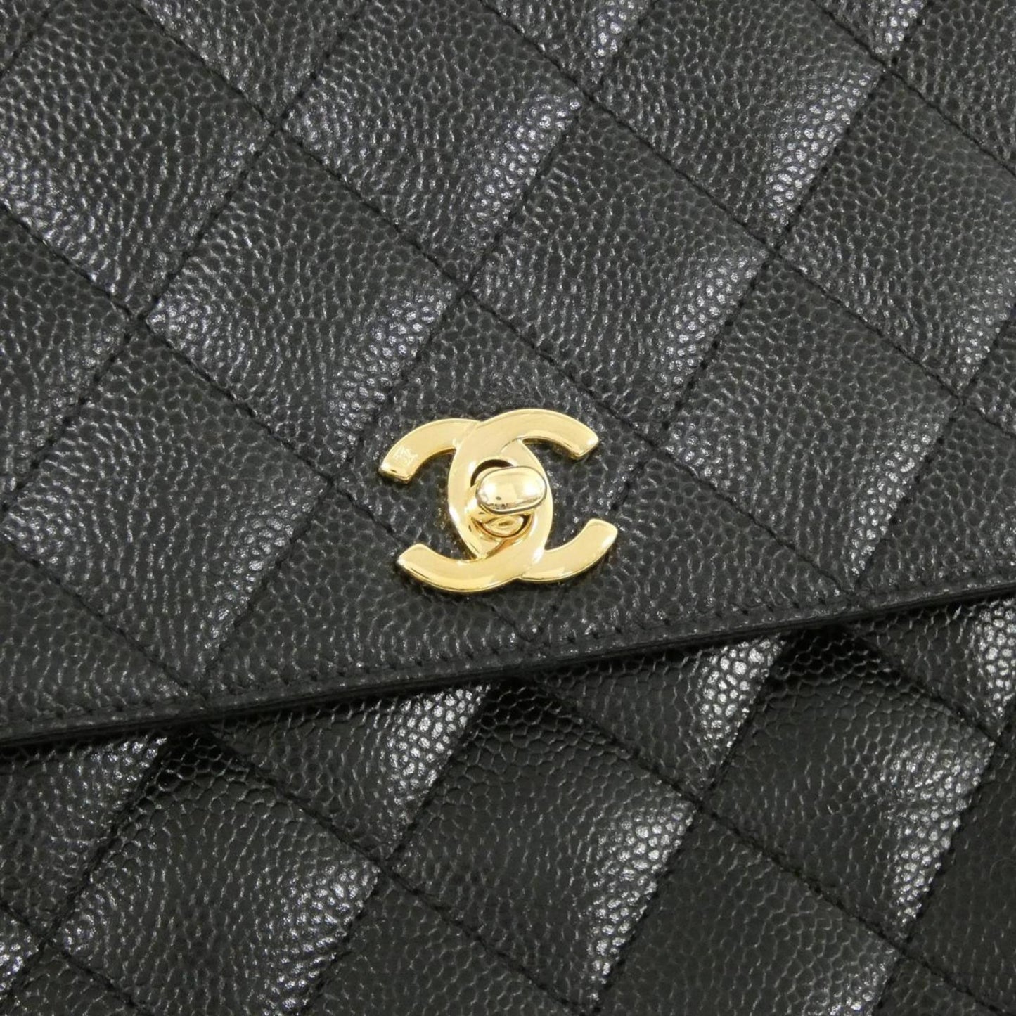 Chanel Calfskin Black Handbags