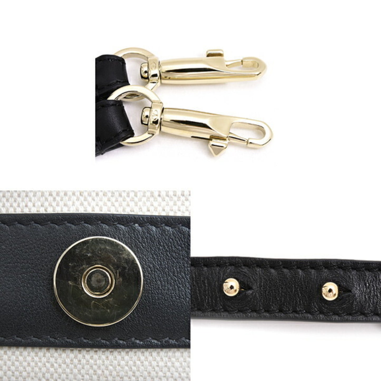 Valentino Canvas White Shoulder Bags