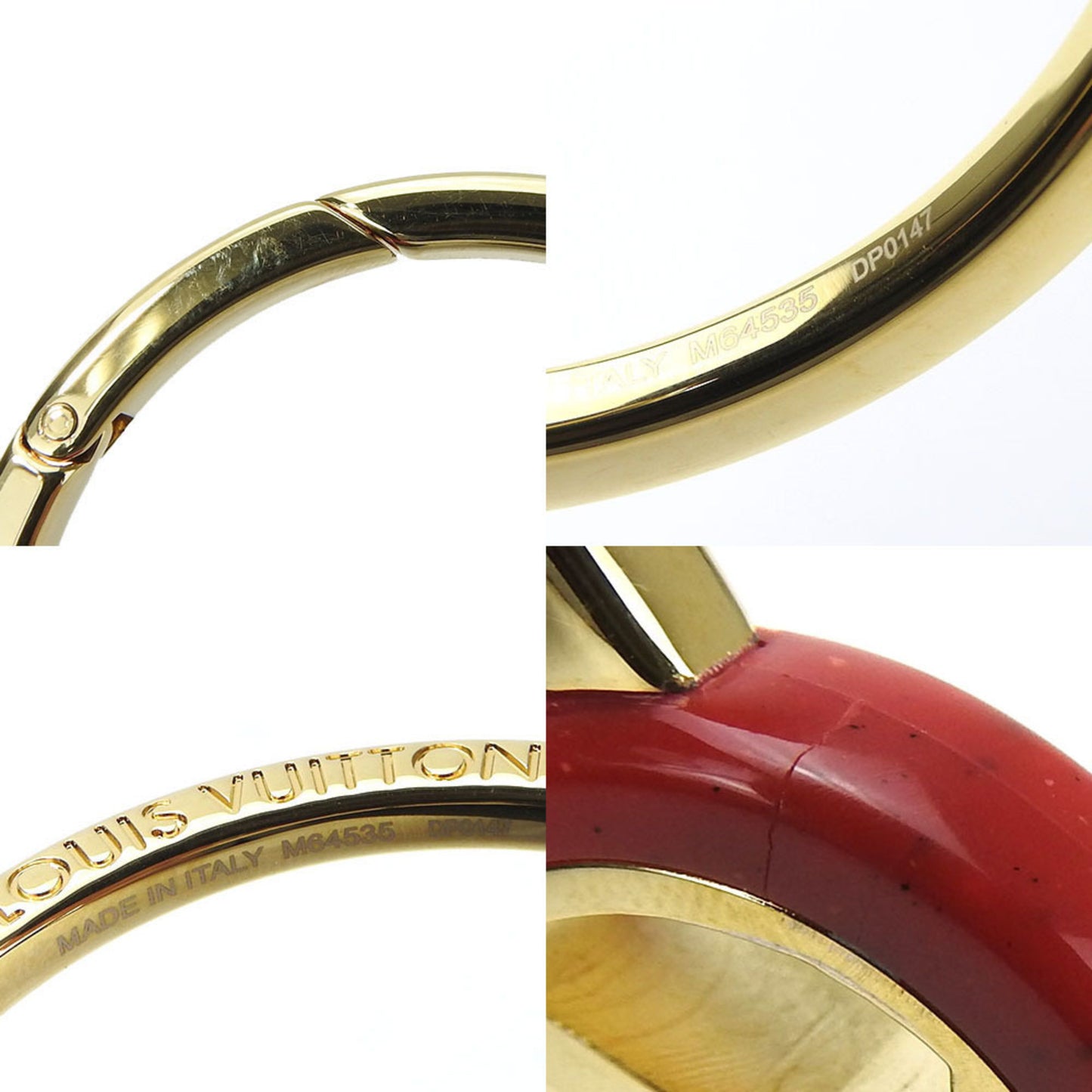 Louis Vuitton Other Metal Gold Key Rings
