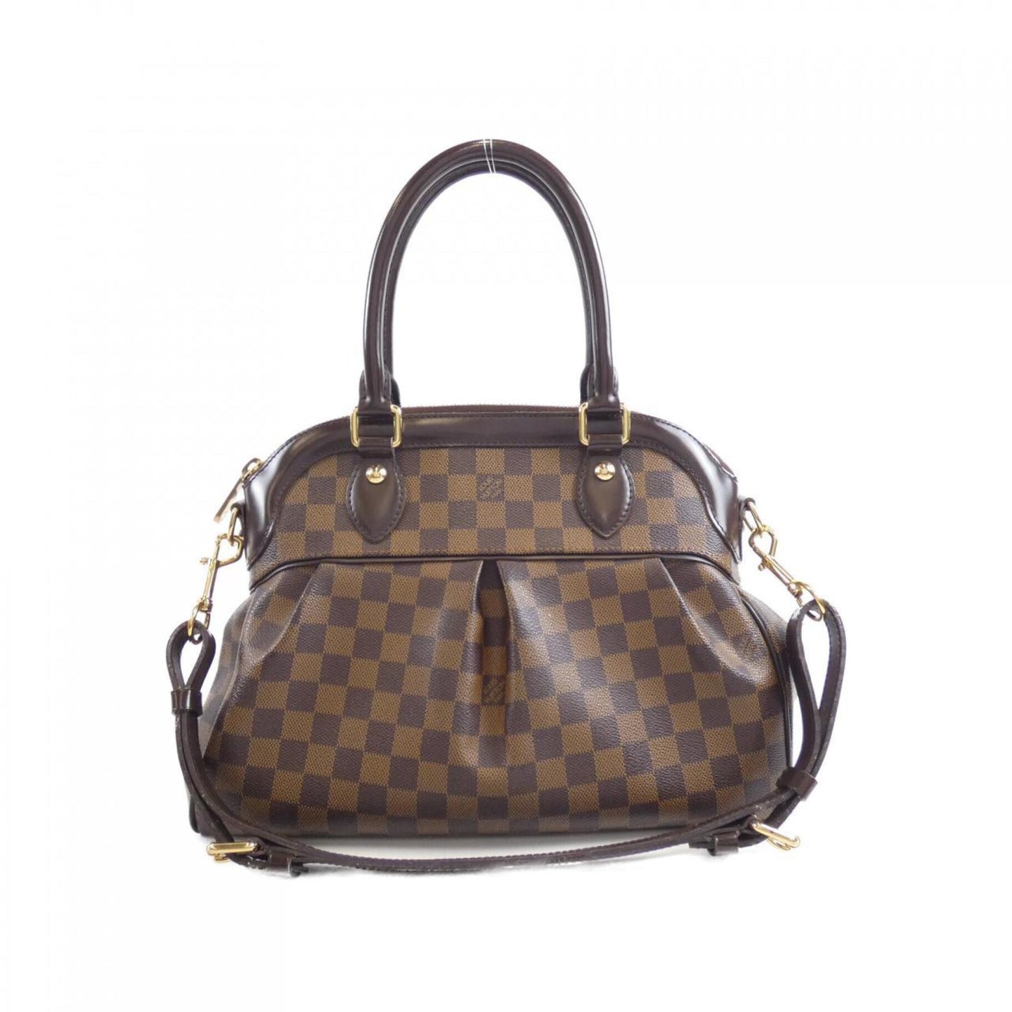 Louis Vuitton Coated Canvas Brown Handbags