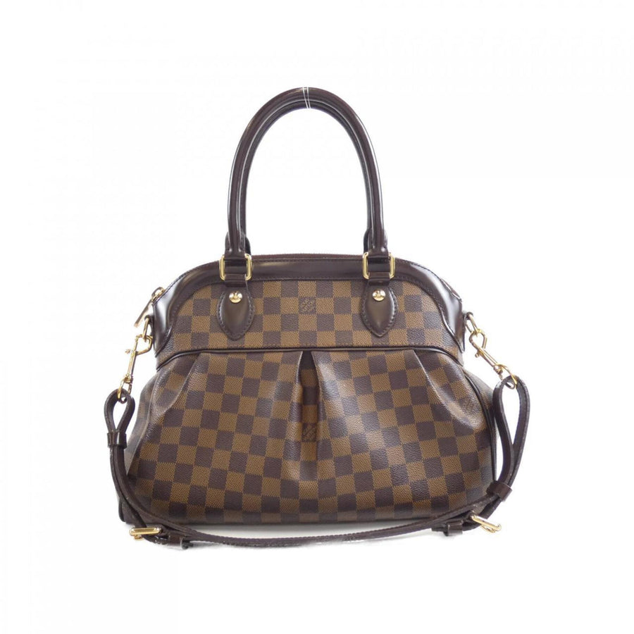 Louis Vuitton Coated Canvas Brown Handbags