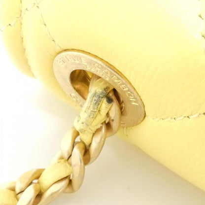 Chanel Calfskin Yellow Shoulder Bags