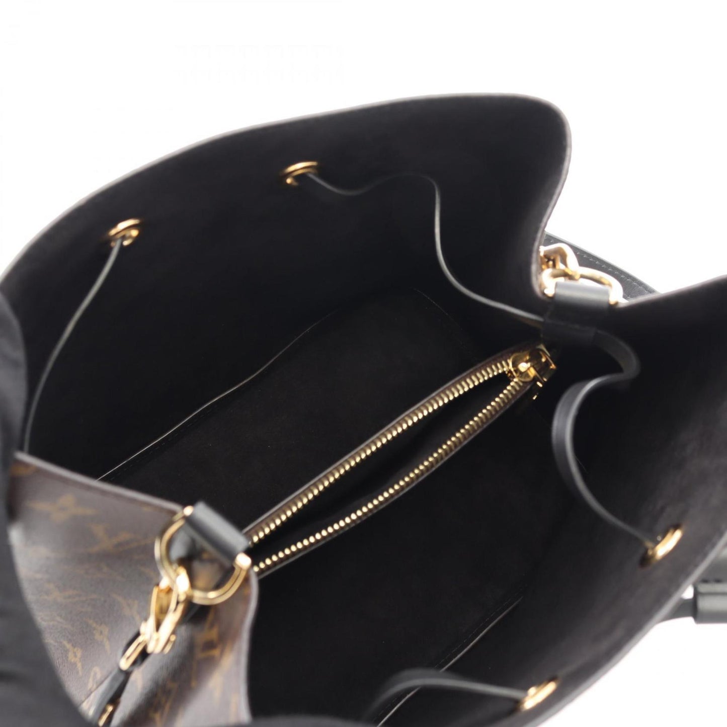 Louis Vuitton Coated Canvas Black Shoulder Bags
