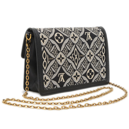 Louis Vuitton Woven Fabric Black Shoulder Bags