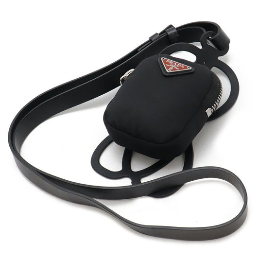 Prada Faux Leather Black Shoulder Bags
