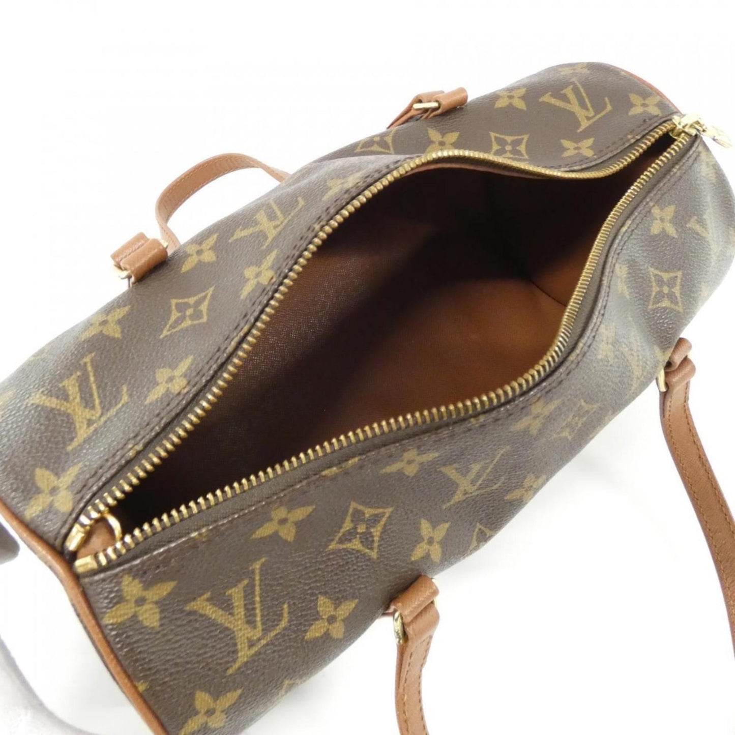 Louis Vuitton Coated Canvas Brown Handbags