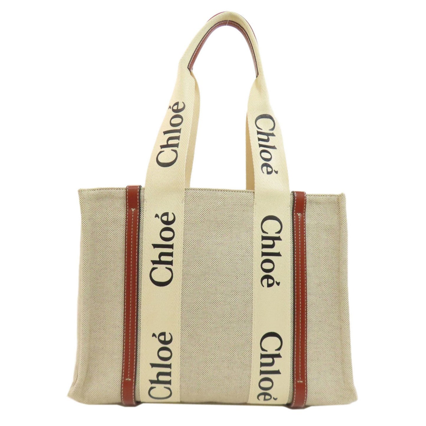 Chloé Canvas Brown Tote Bags