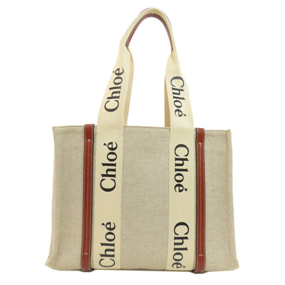 Chloé Canvas Brown Tote Bags
