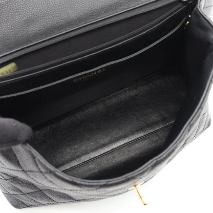 Chanel Calfskin Black Handbags